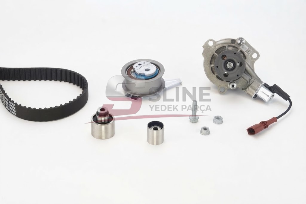 Yeni Nesil 1.6 Dizel Triger Seti+Devirdaim -Sensörlü Devirdaim- - 04L198119A - CT1168WP1