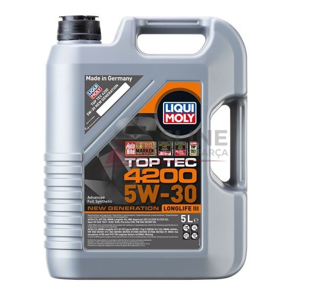 5W30 5 litre Liqui Moly Toptec 4200 Motor Yağı -  - 5W30 5LT LIQUI MOLY