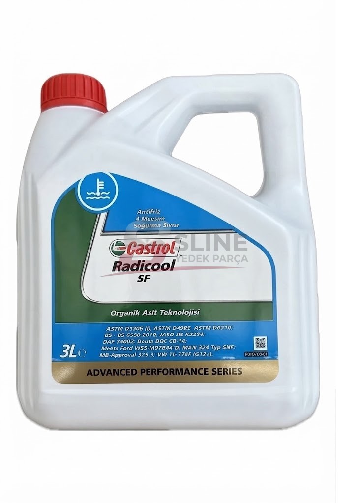 ANTİFİRİZ KIRMIZI 3 LİTRE CASTROL -  - ANTİFİRİZ KIRMIZI 3 LİTRE CASTROL